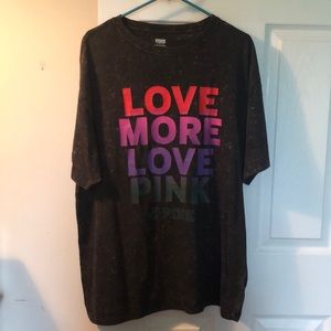 VS PINK One-Size Oversized Tee